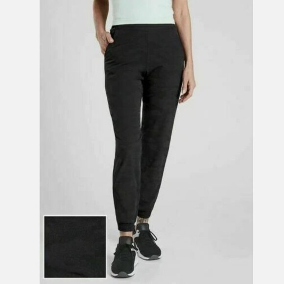 Athleta Brooklyn Camo Jogger Black Camo Size 6 - Picture 1 of 10